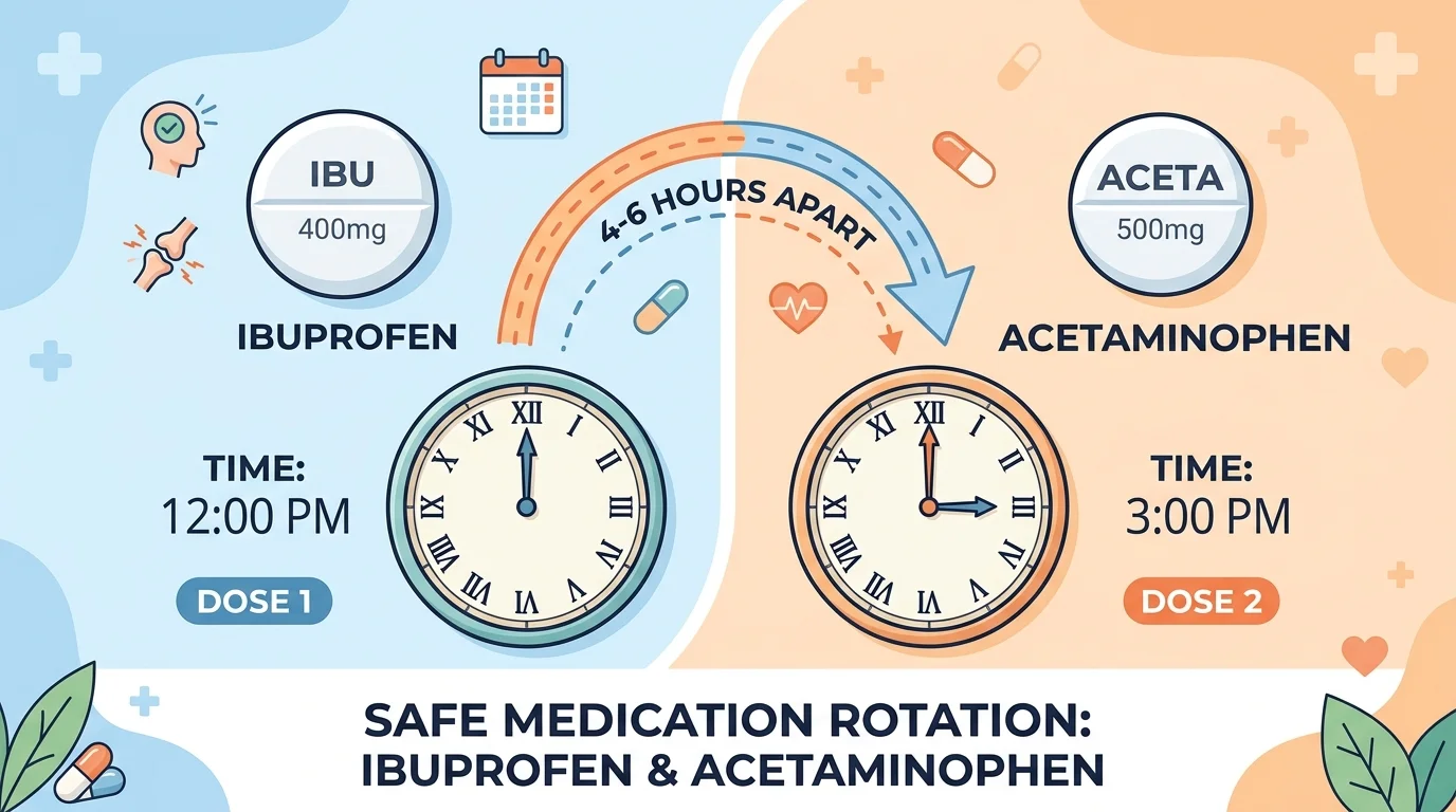 Alternating Ibuprofen With Acetaminophen