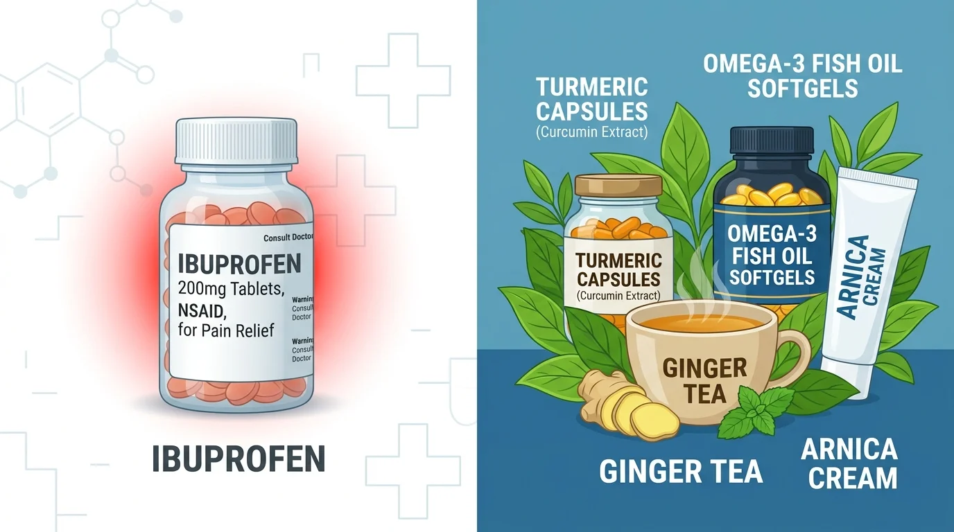 Quick Comparison: Natural Options vs Ibuprofen