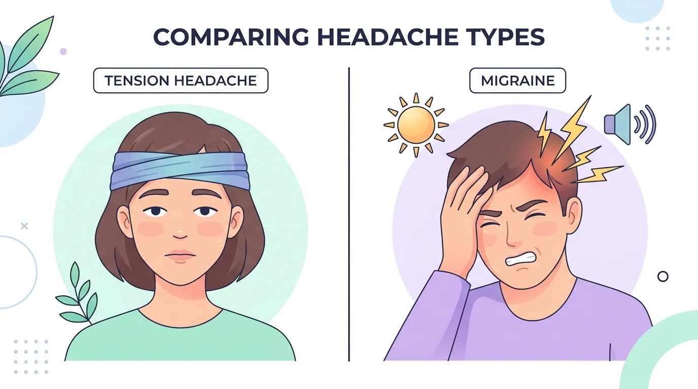 Tension Headaches vs Migraines