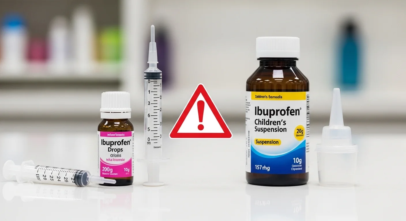 Infant Drops vs. Children's Suspension — The Critical Difference