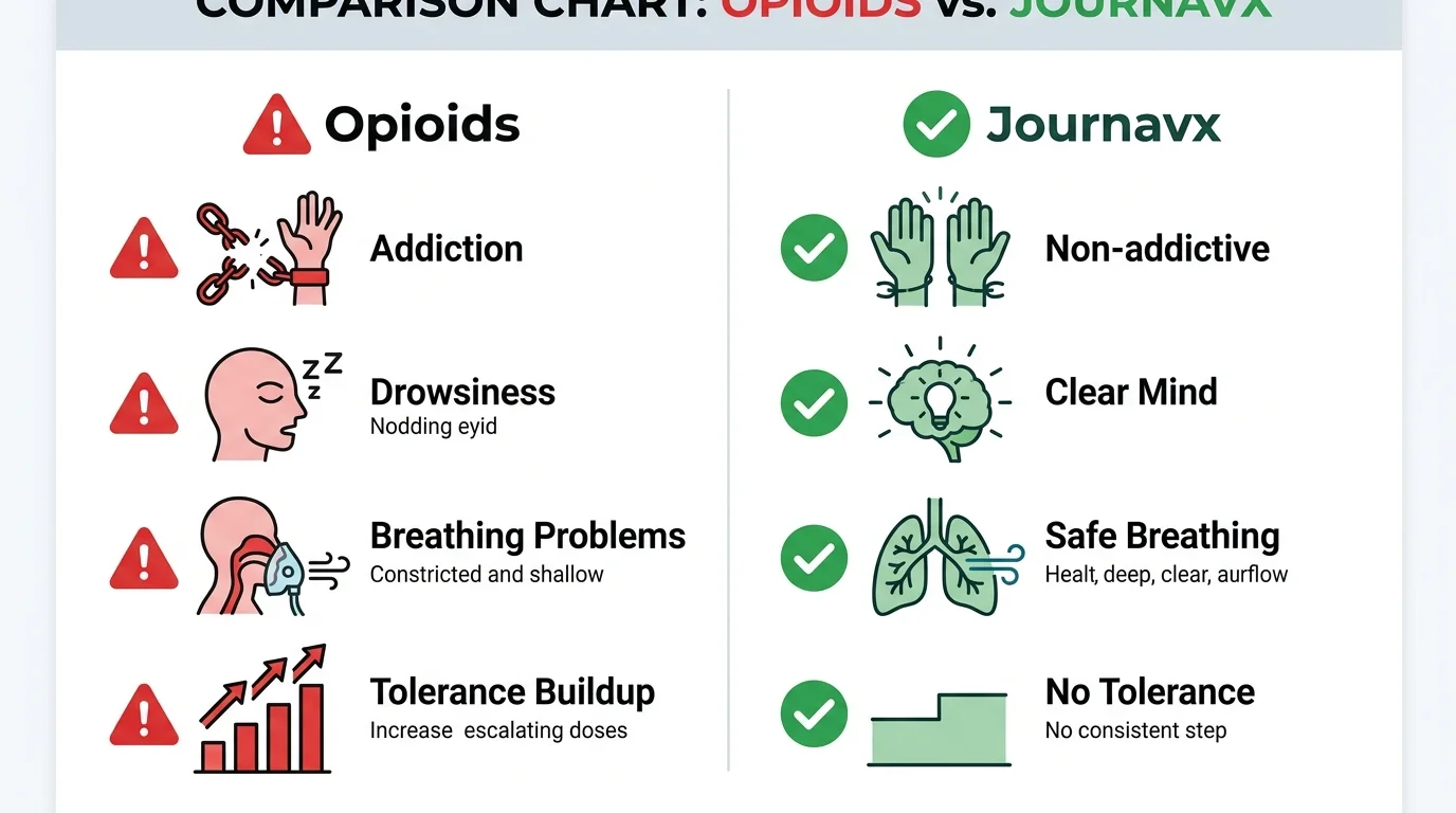 Why Journavx Is Different from Opioids