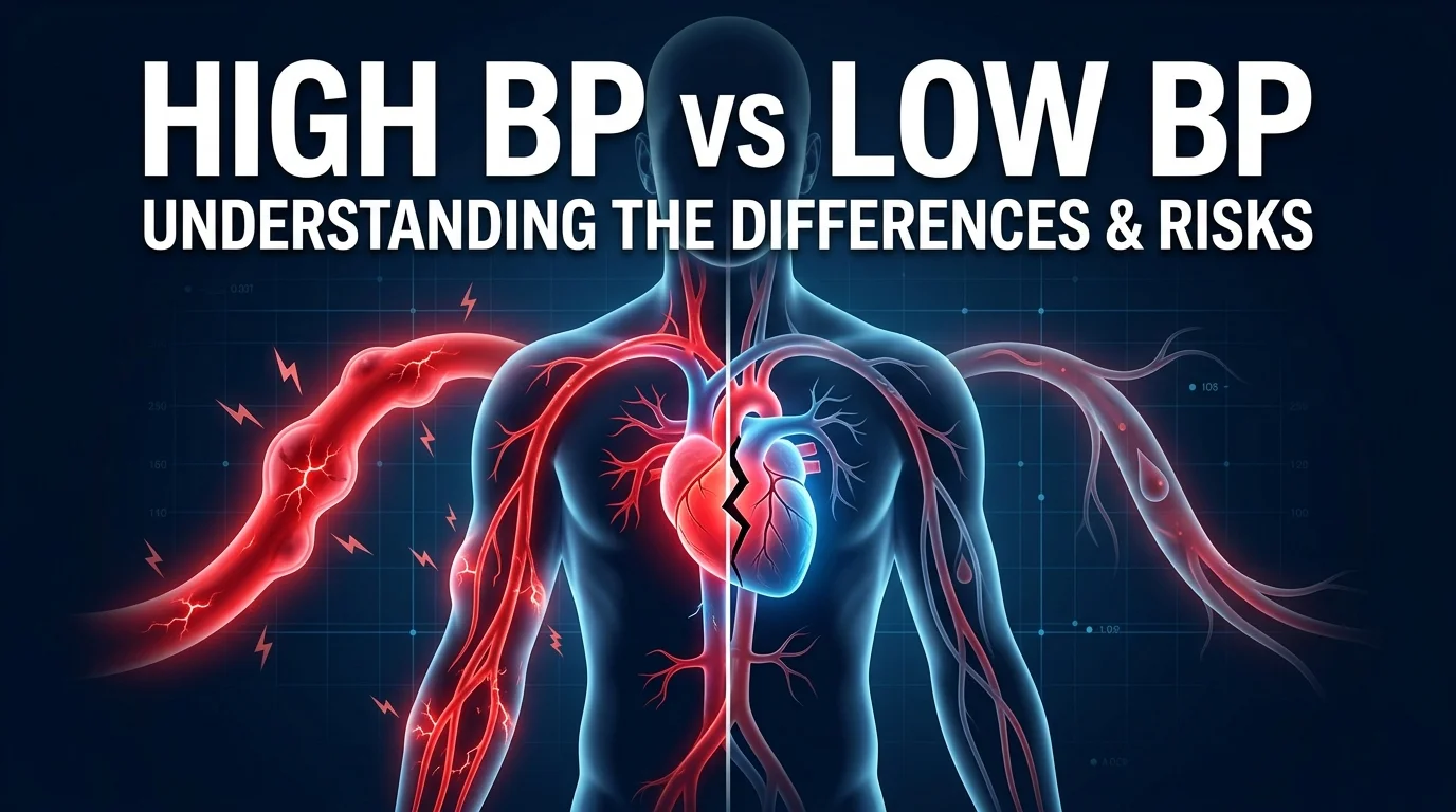 High Blood Pressure vs Low Blood Pressure - What's More Dangerous (Truth Revealed)