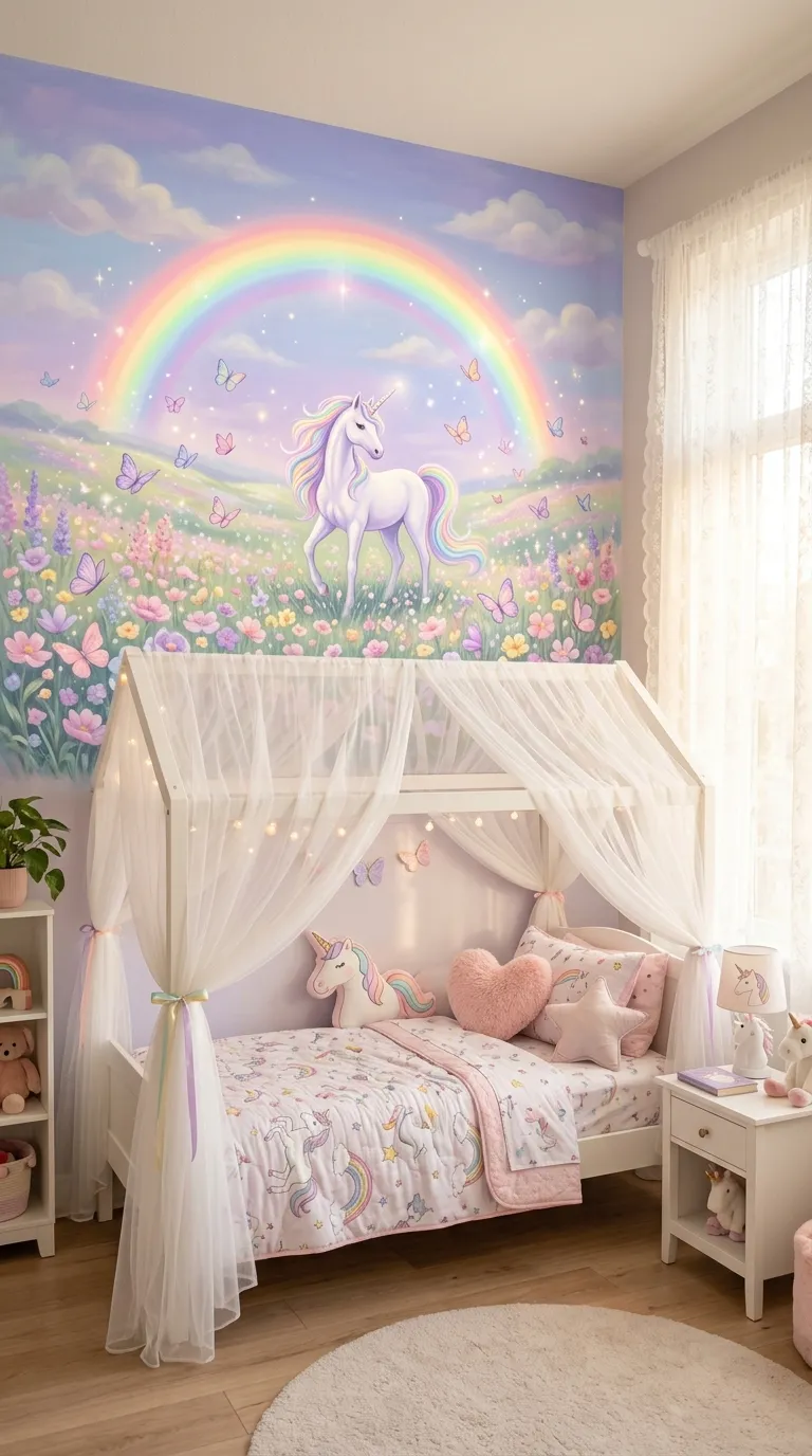 Unicorn and Rainbow Meadow