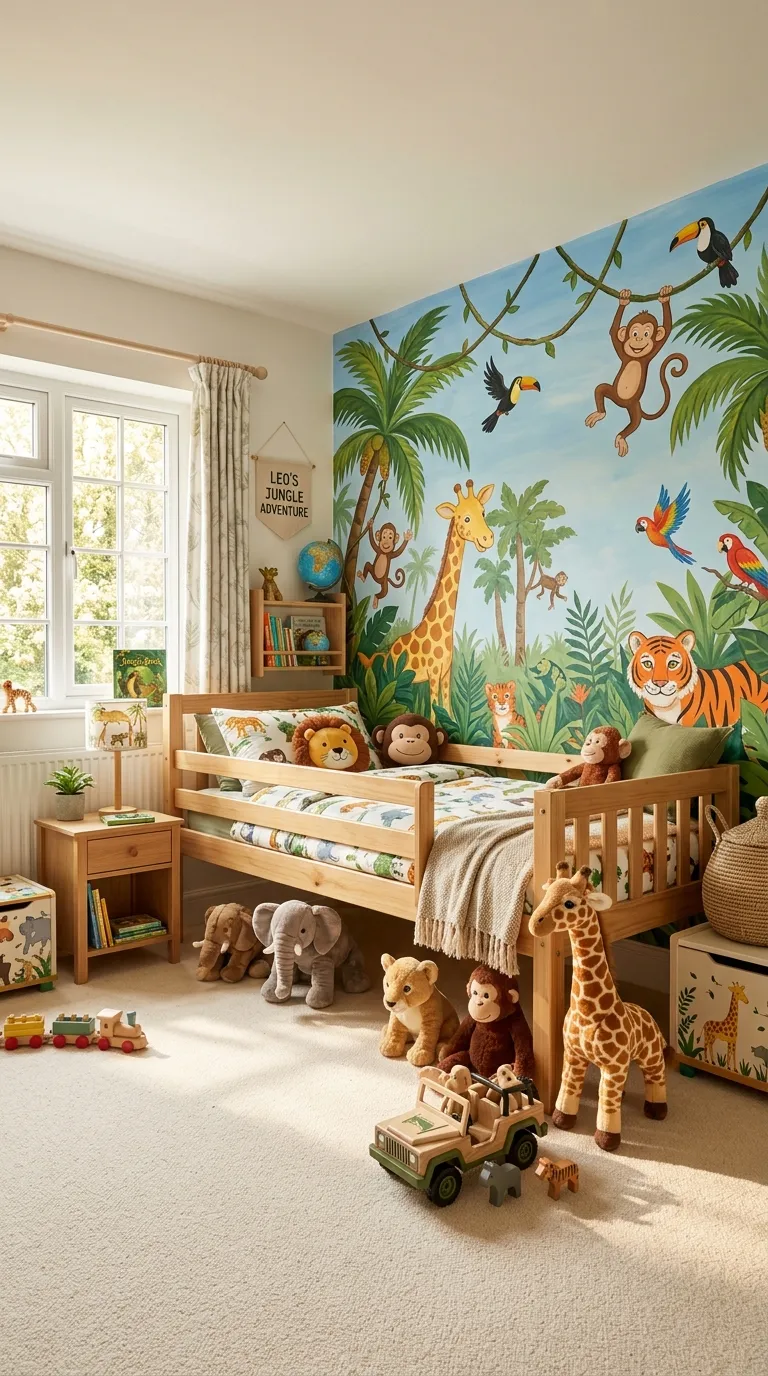 Jungle Safari Adventure Wall