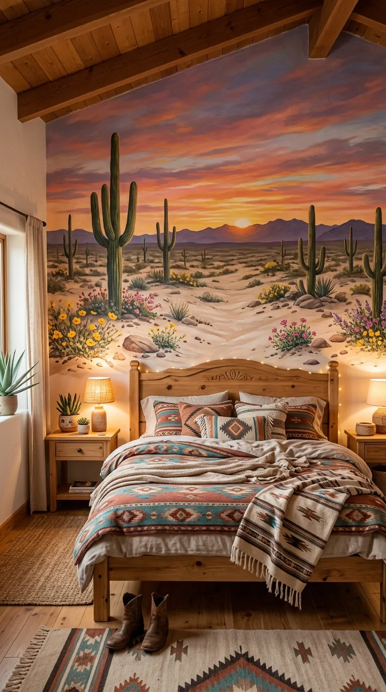Desert Cactus Sunset