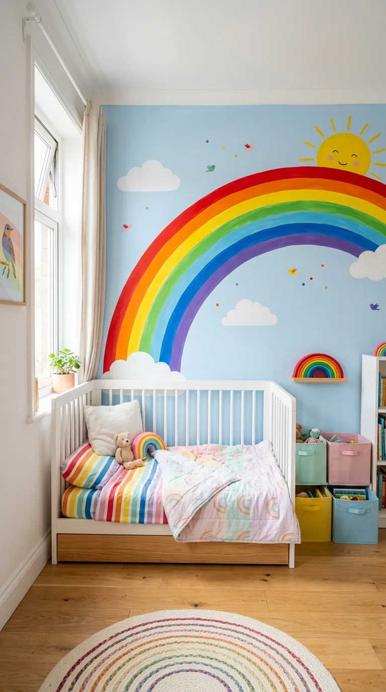 Rainbow and Sunshine Sky