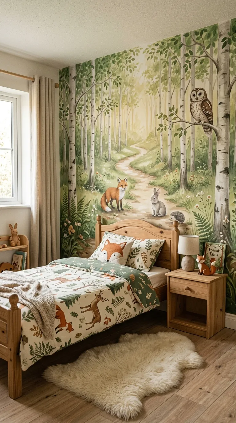 Enchanted Forest with Woodland Animals
