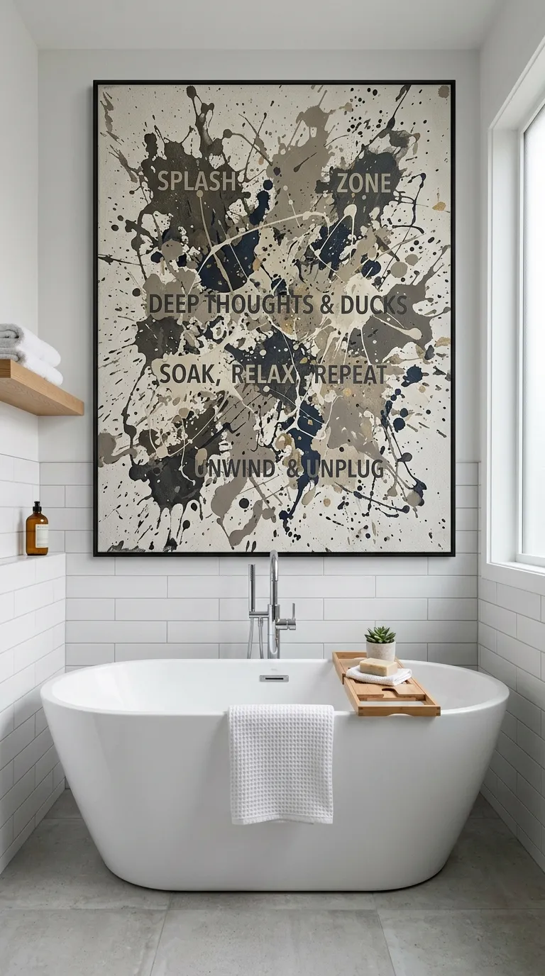 Abstract Splatter Art