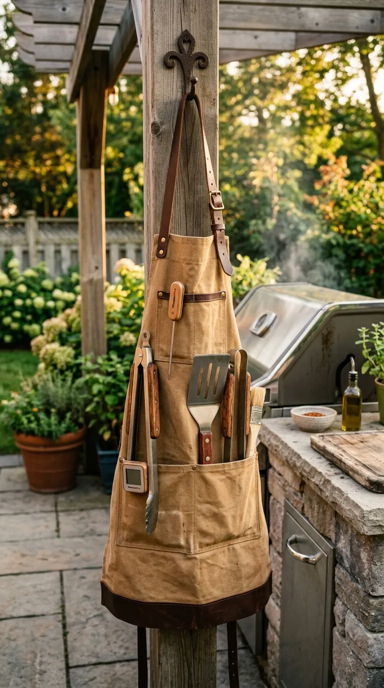 BBQ Apron with Tools
