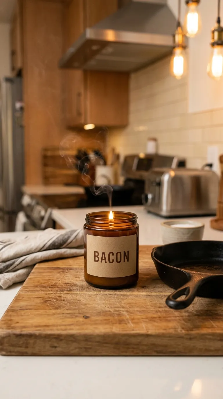 Bacon-Scented Candle