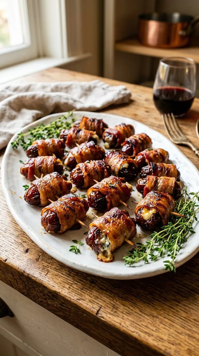 Bacon-Wrapped Dates