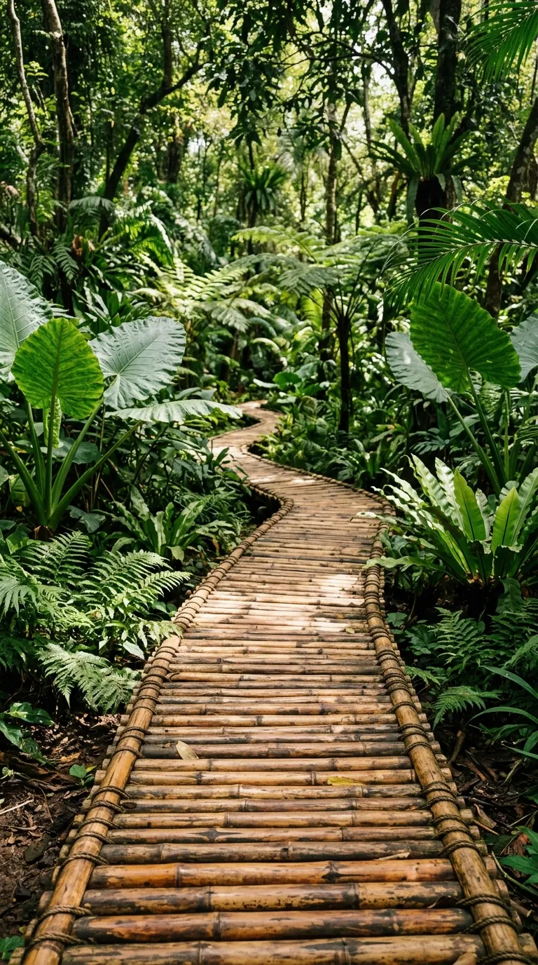 Bamboo Walkway Sections