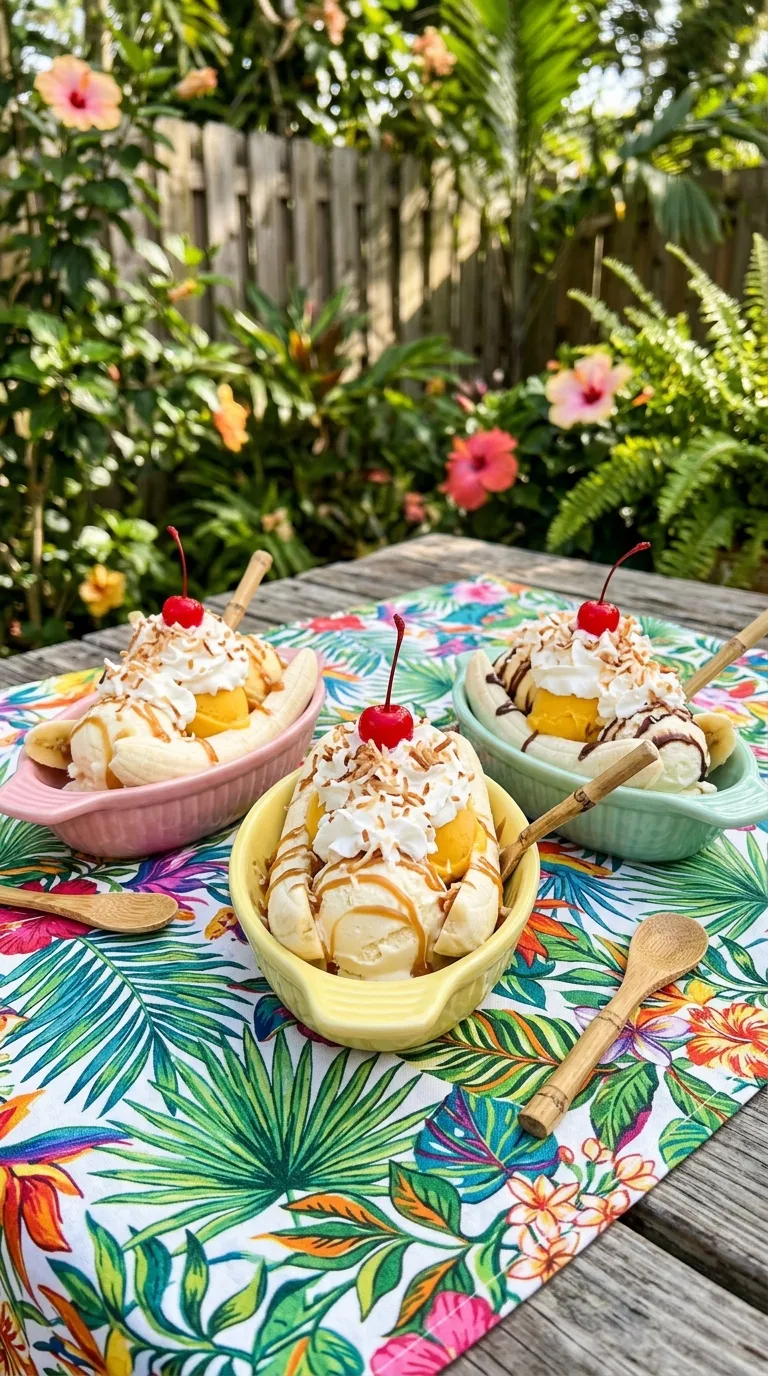 Banana Boat Sundaes