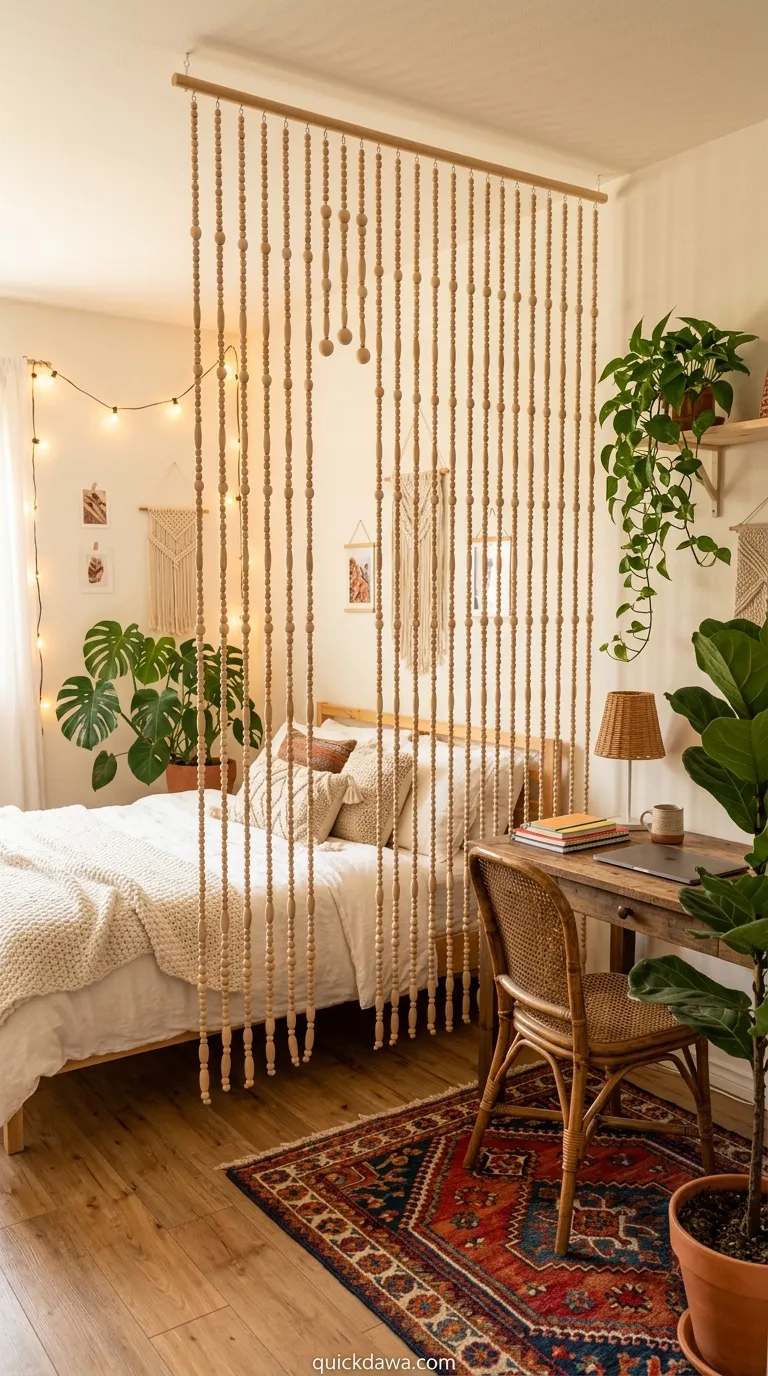 Beaded Curtain Divider
