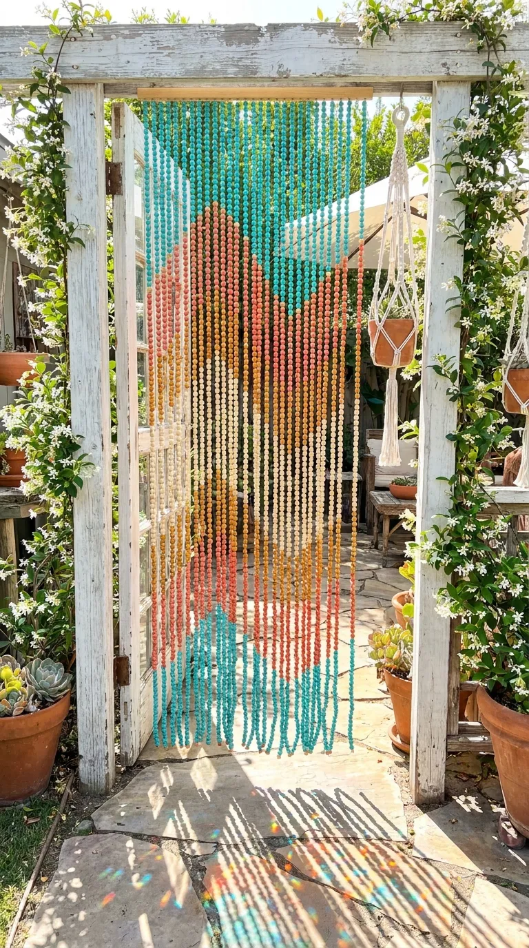 Beaded Curtain Gate