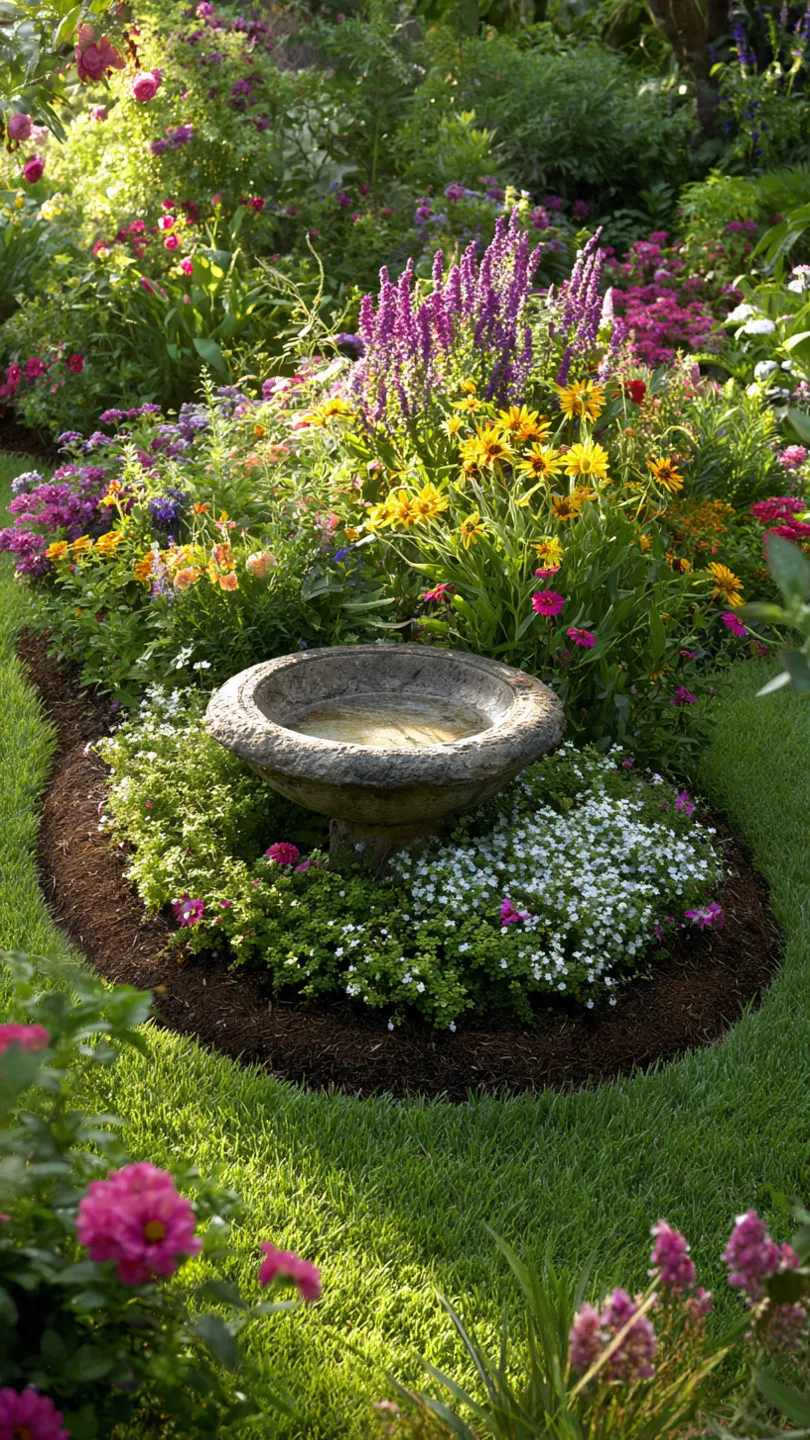 Birdbath Flower Ring