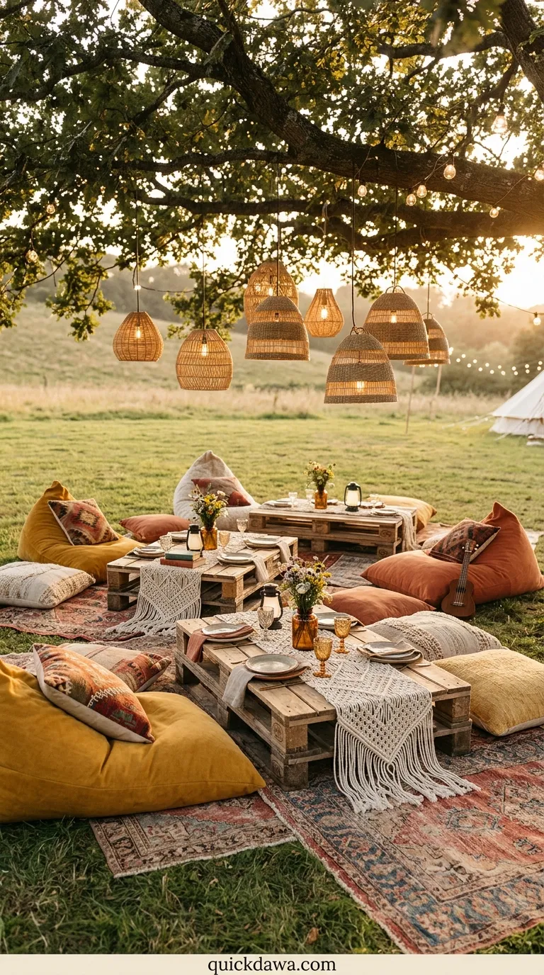 Boho Picnic Lounge