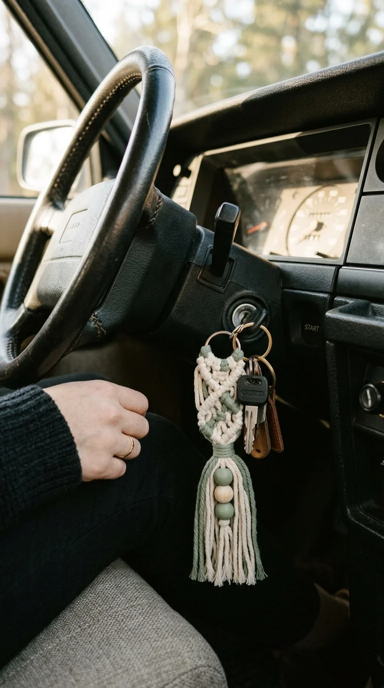Braided Keychain Tassel