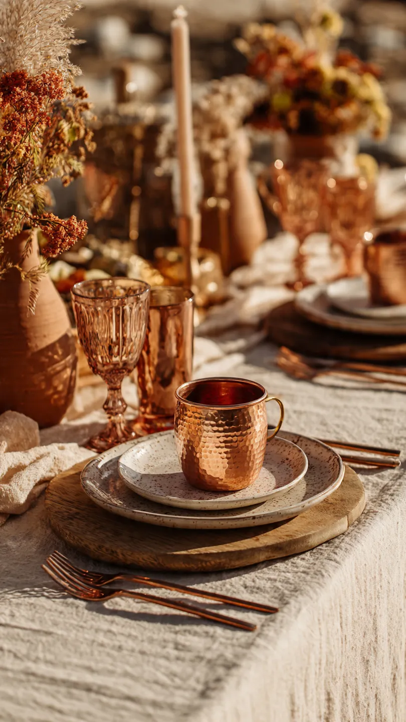 Brass and Copper Accents