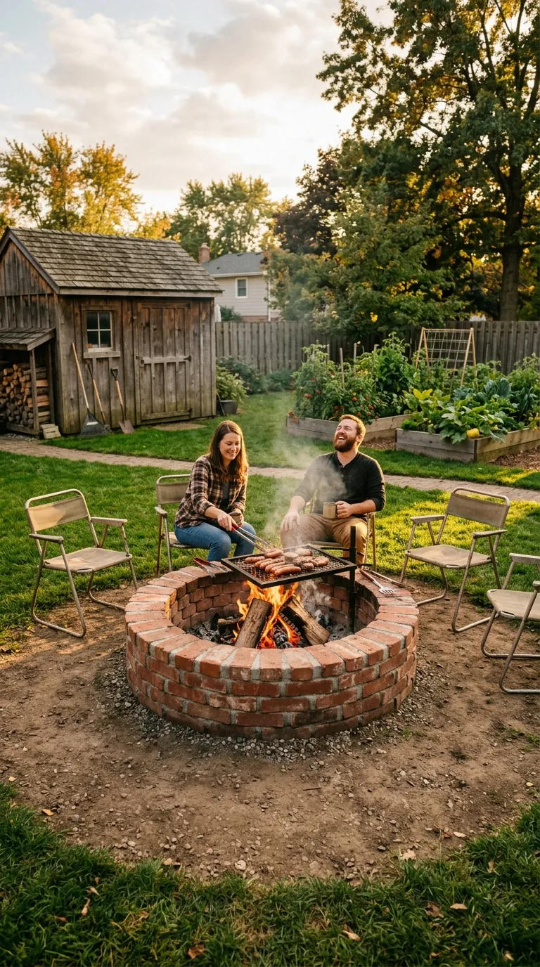 Brick Fire Pit