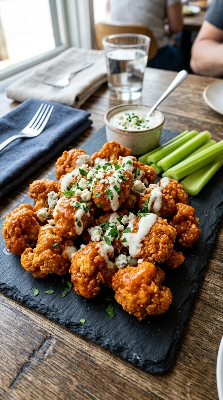 Buffalo Cauliflower "Wings"