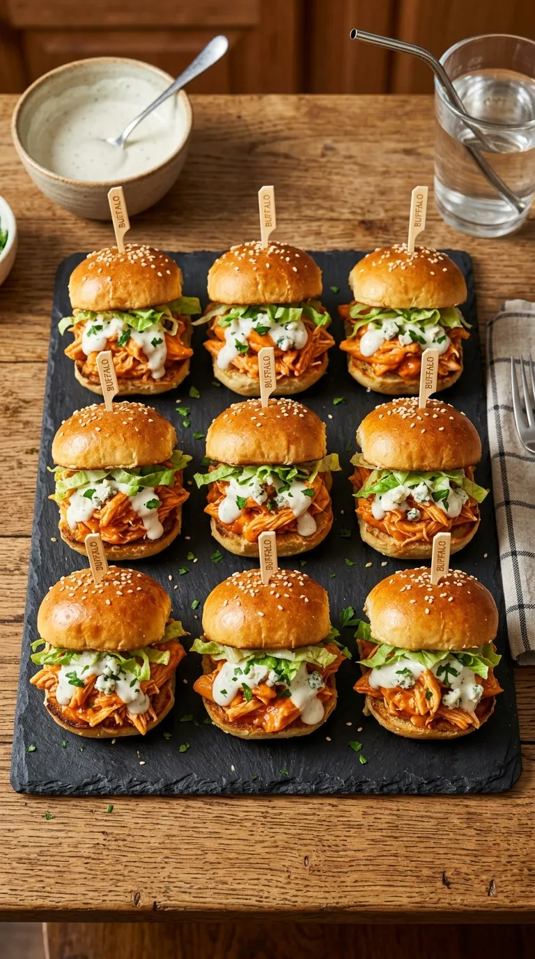 Buffalo Chicken Sliders