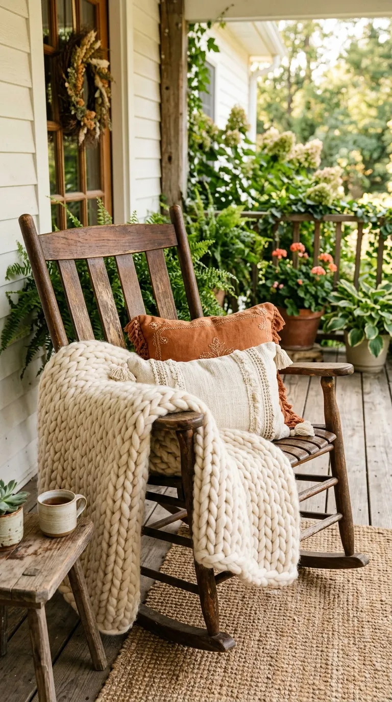 Chunky Knit Throw