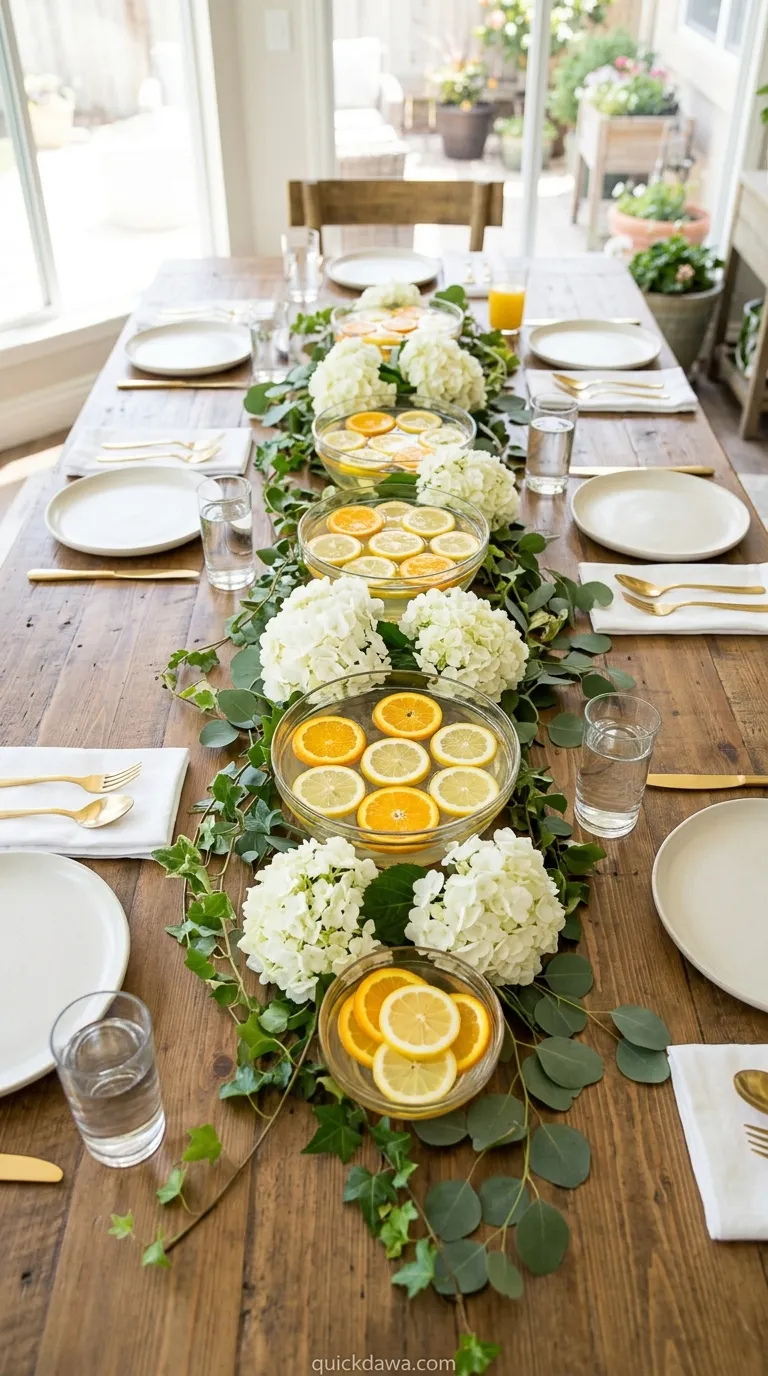 Citrus Centerpiece Runners