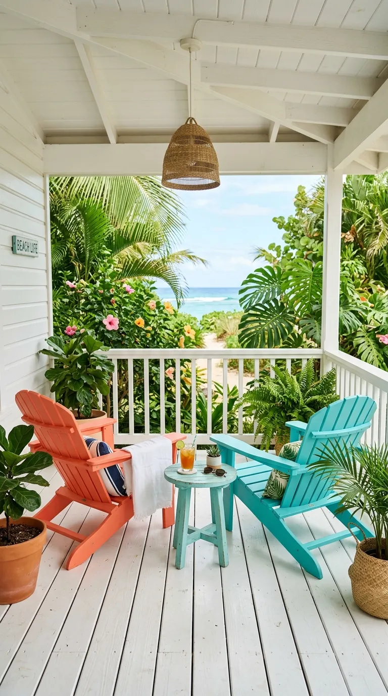 Colorful Adirondack Chairs