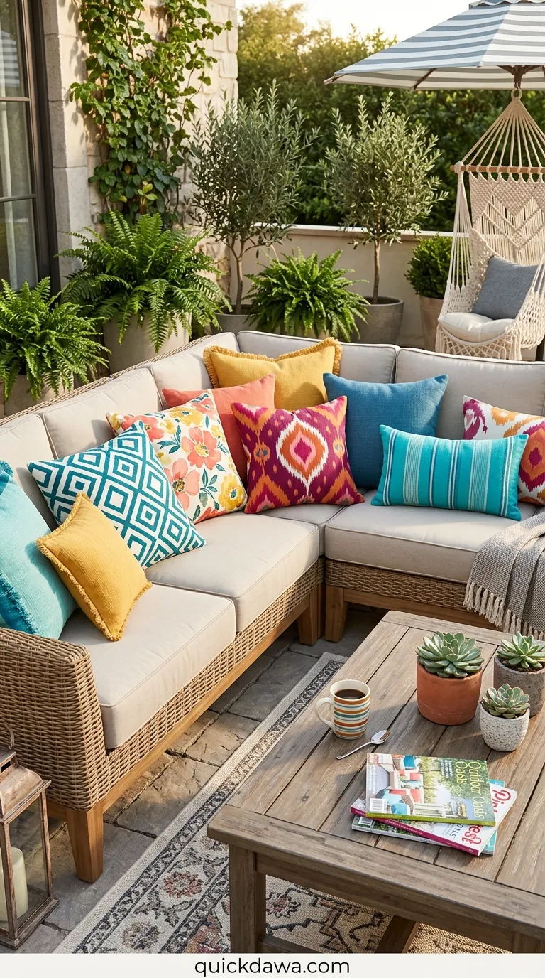 Colorful Throw Pillows