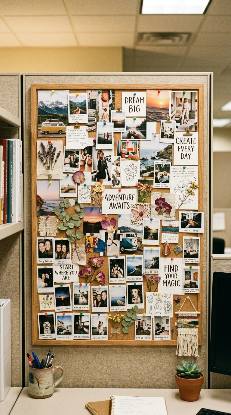 Cork Board Vision Wall