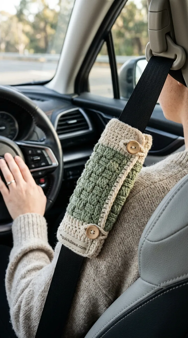Crochet Seat Belt Covers