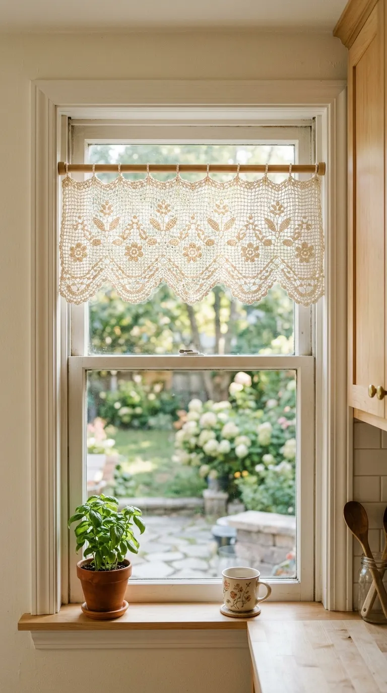 Crochet Valance Accent