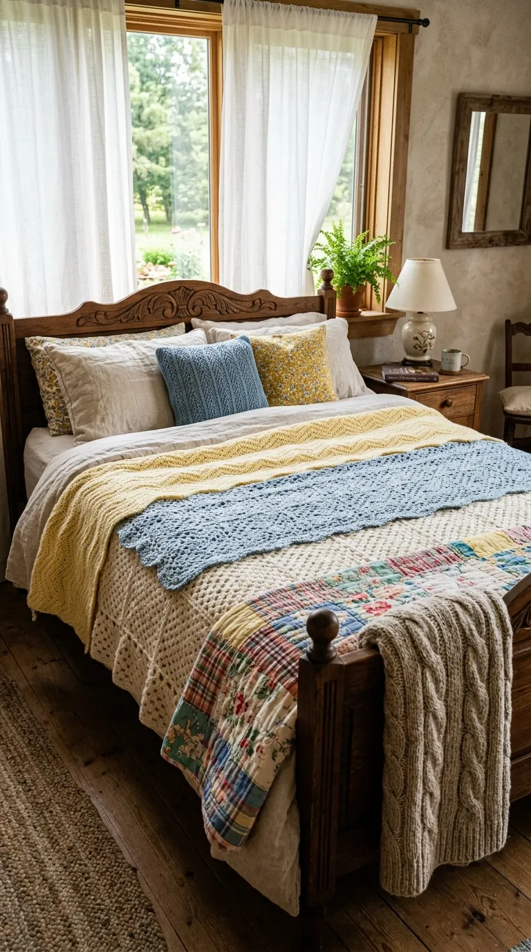 Crocheted Blanket Layers