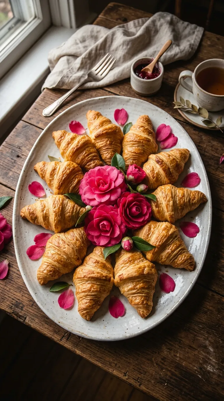 Croissant & Camellia Platter
