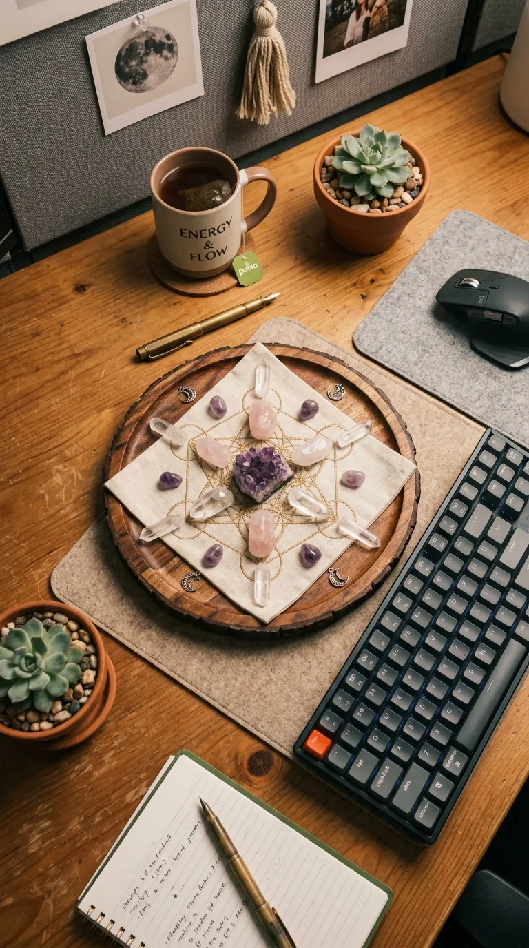 Crystal Desk Grid