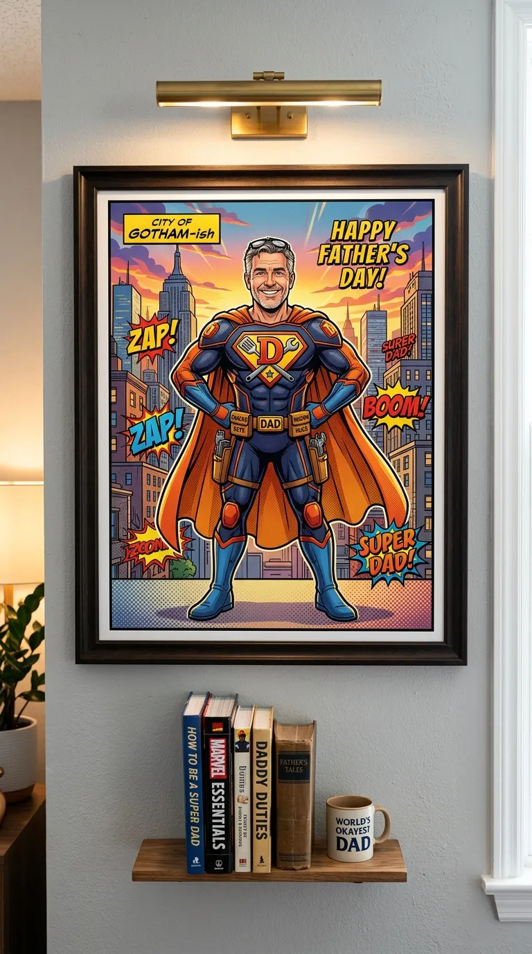 Customized Superhero Portrait