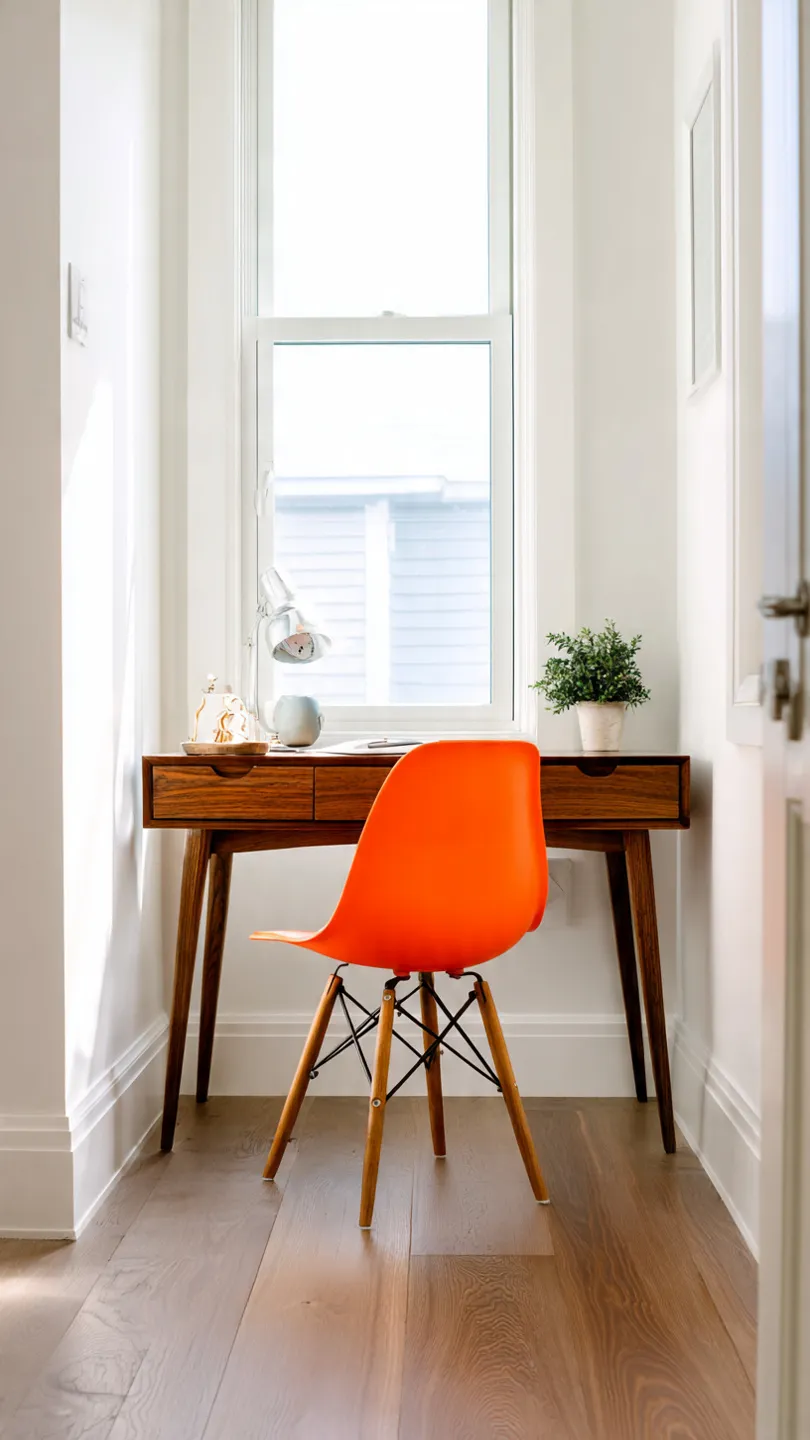 Desk With Contrasting Chair