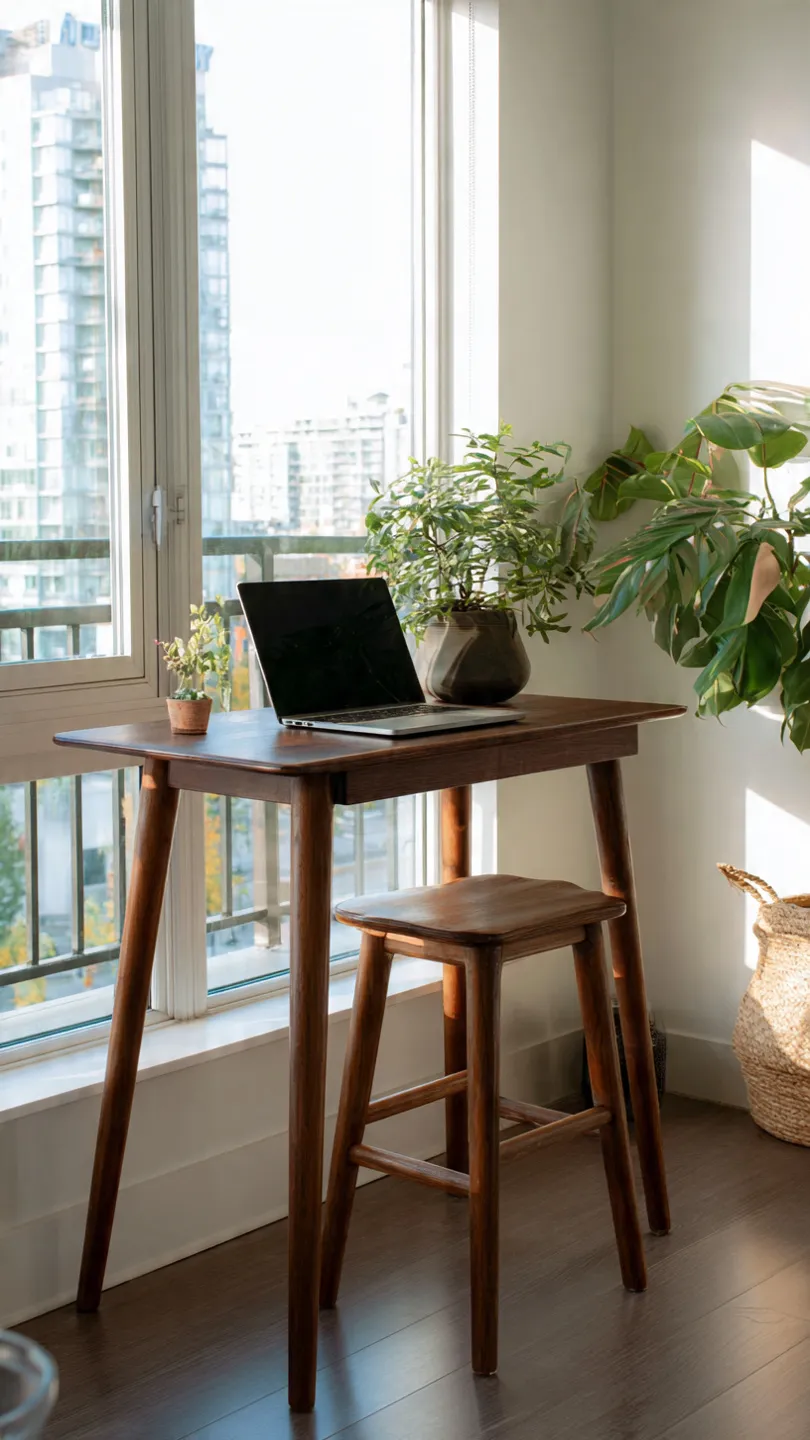 Desk With Minimal Footprint