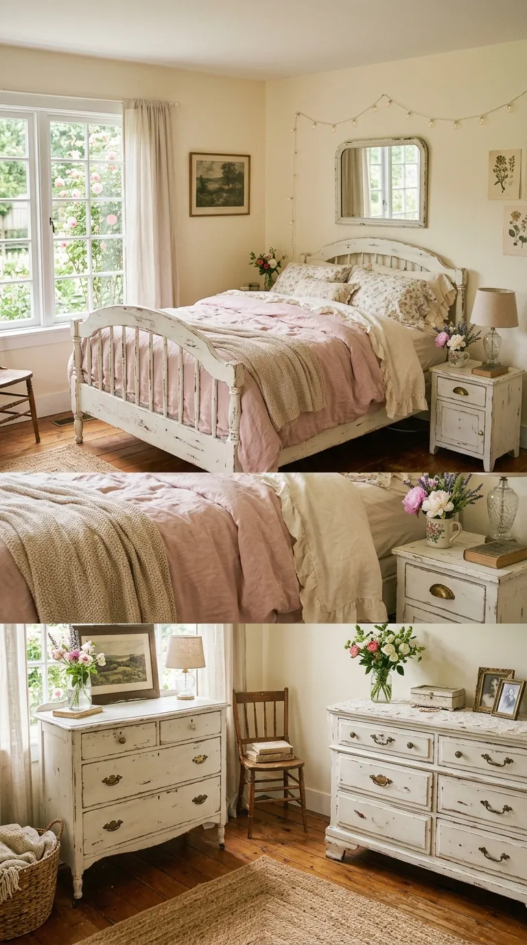 Distressed White Furniture