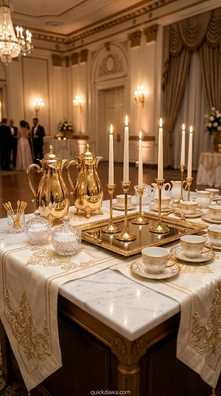 Elegant Gold-Accented Bar