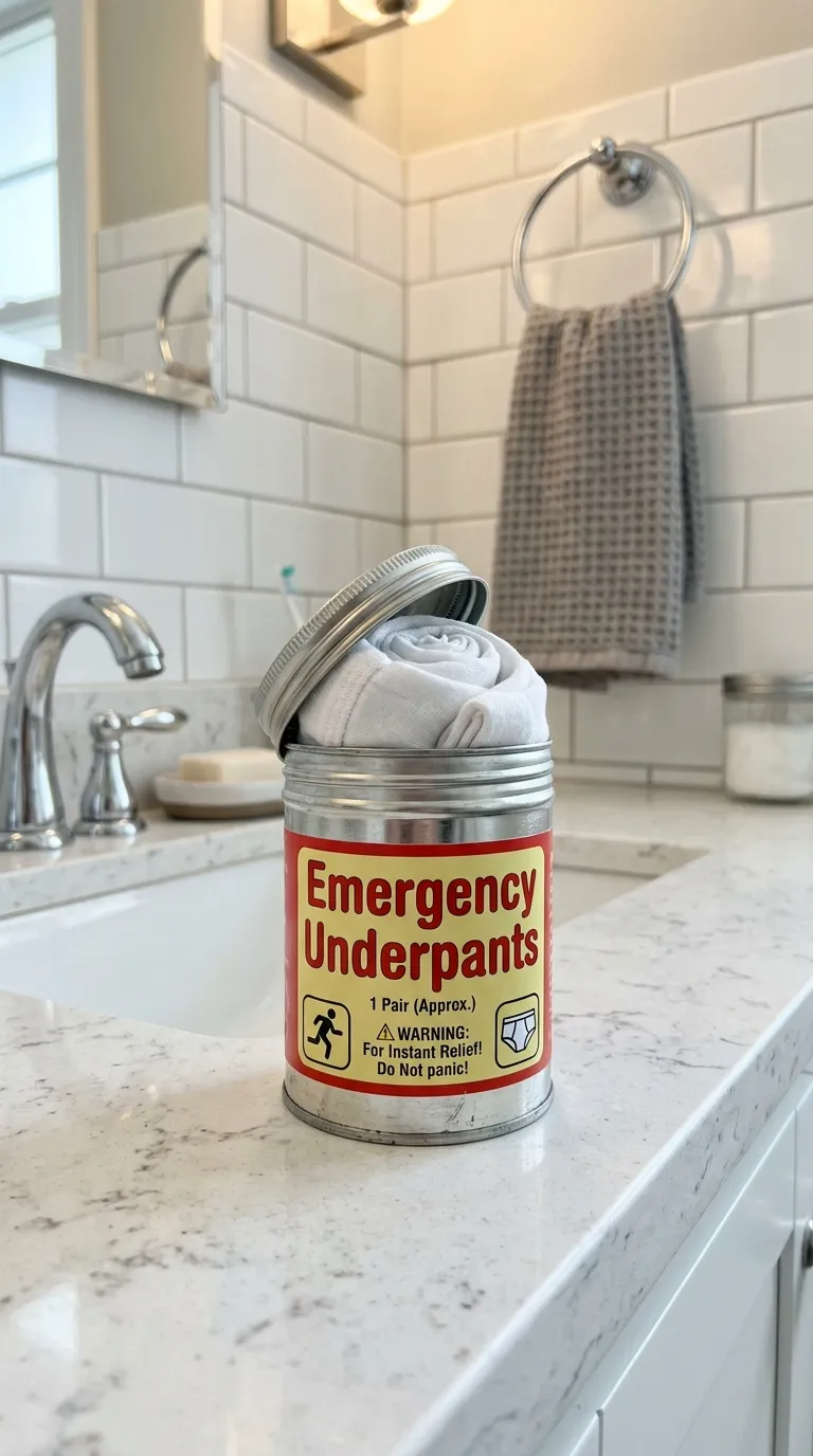 Emergency Underpants in a Can