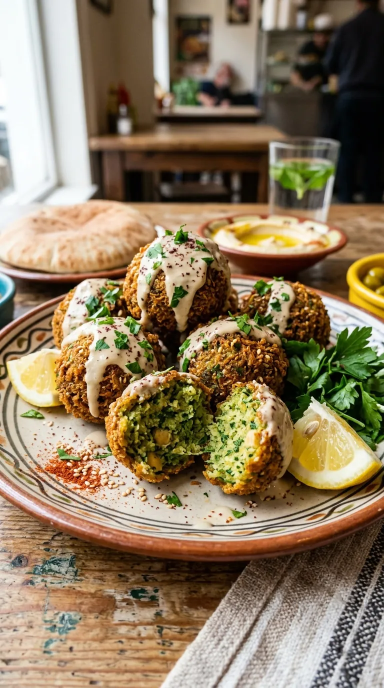 Falafel Balls with Tahini