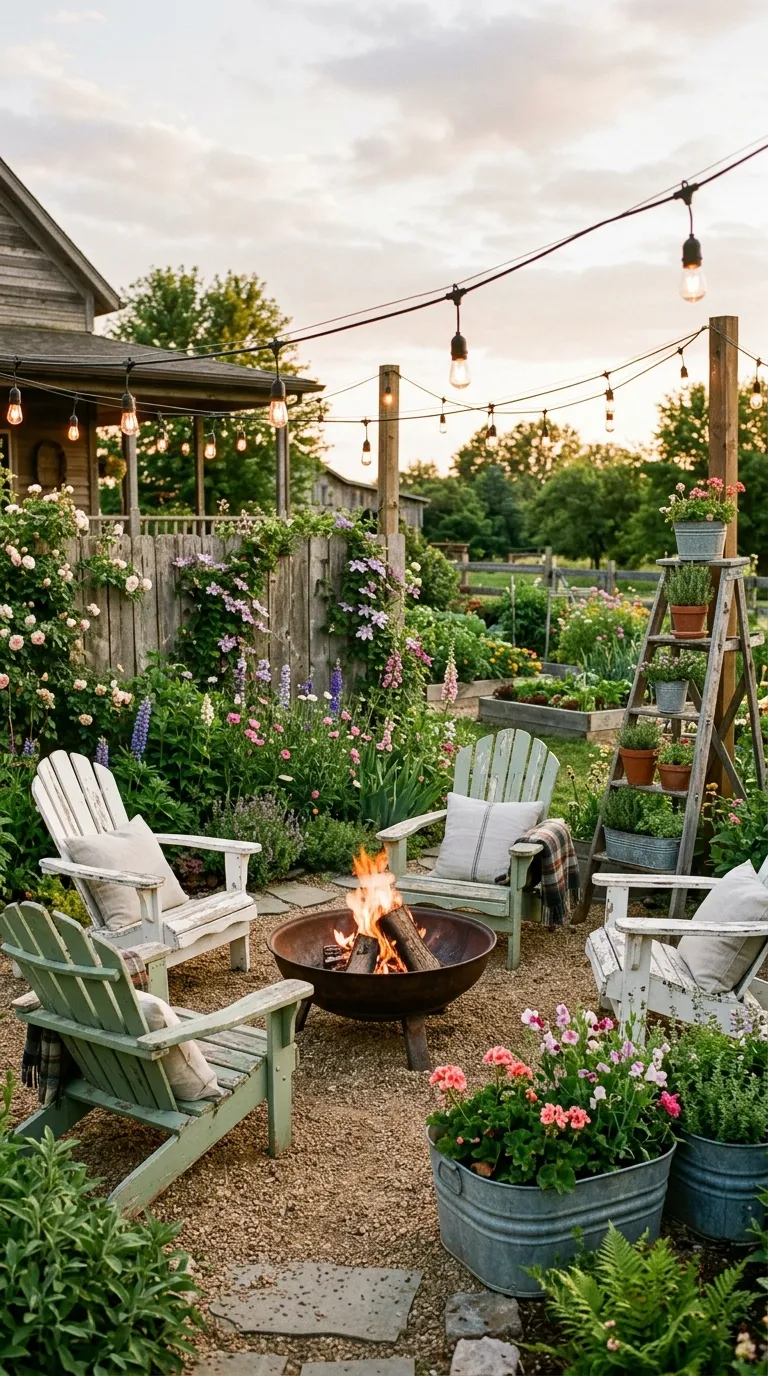 Farmhouse Style Fire Pit