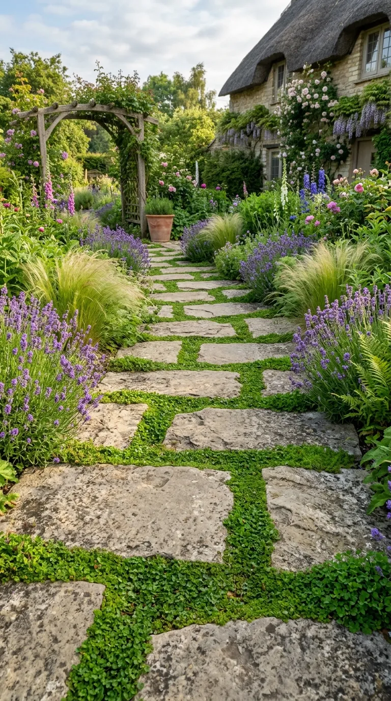 Flagstone with Wide Gaps