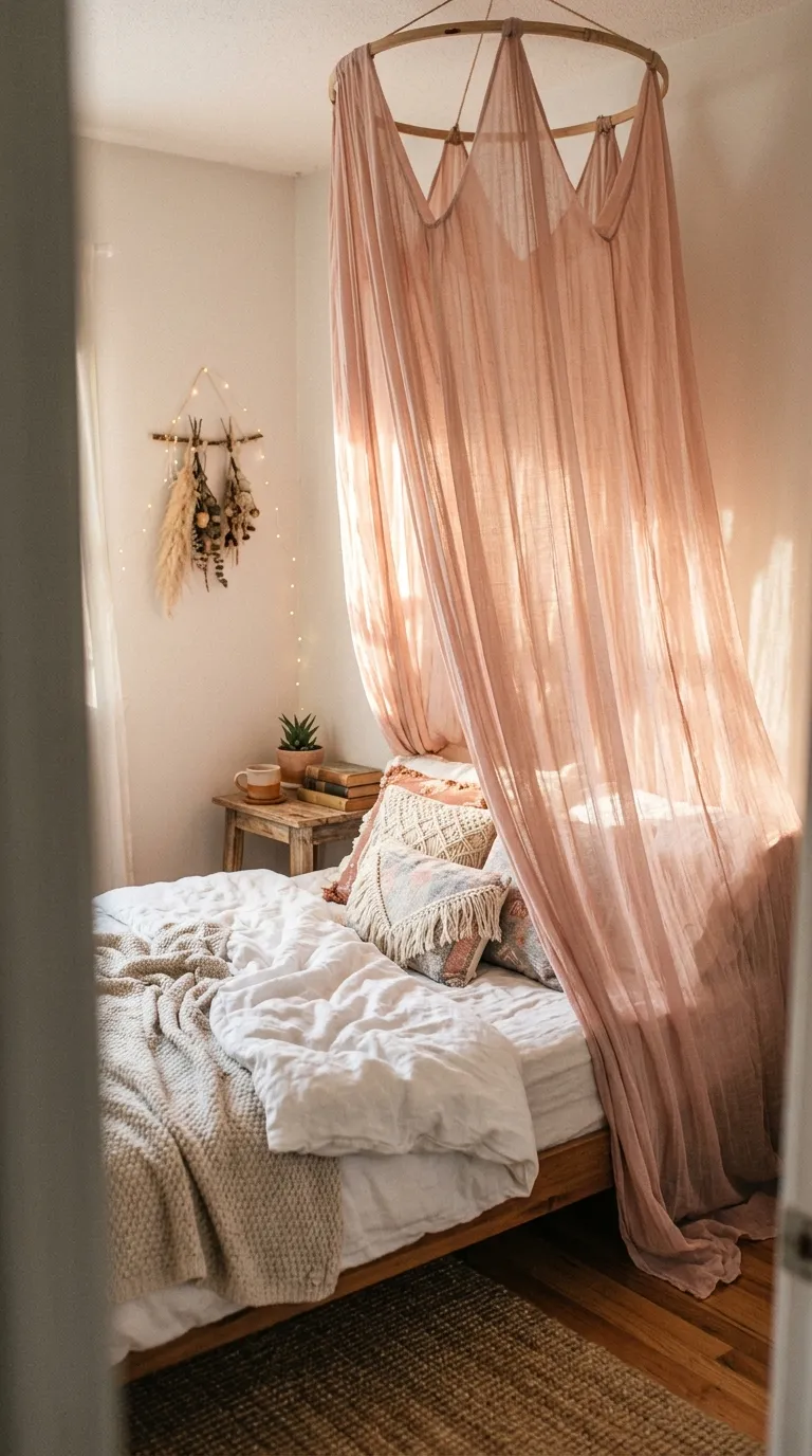 Gauze Canopy Drape