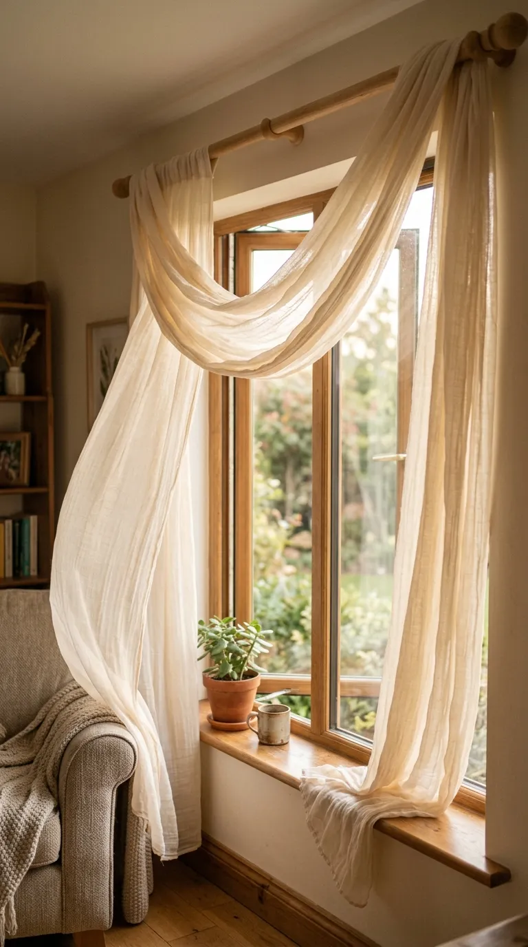 Gauze Window Scarf