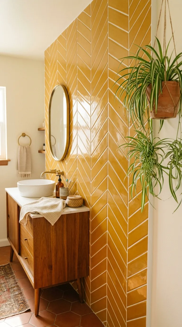 Golden Ochre Chevrons