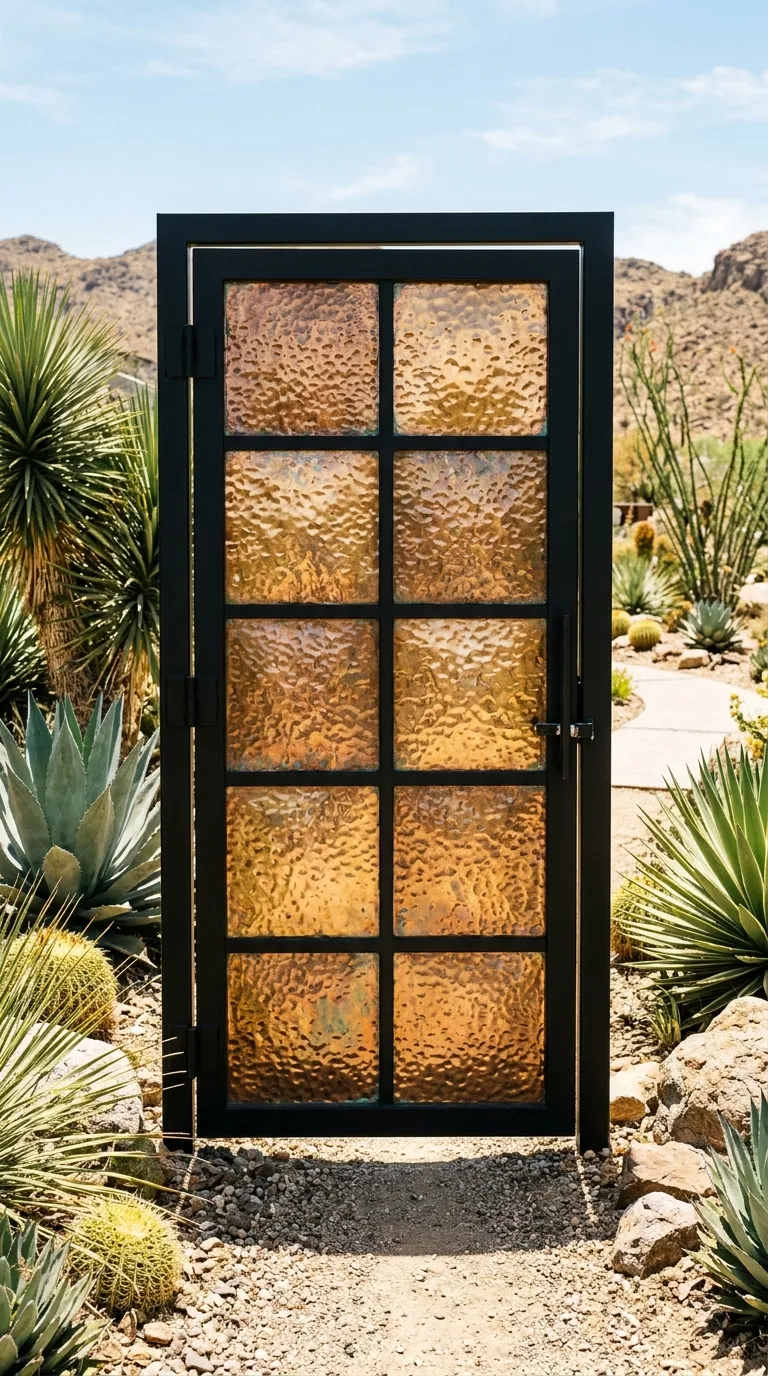 Hammered Metal Panels