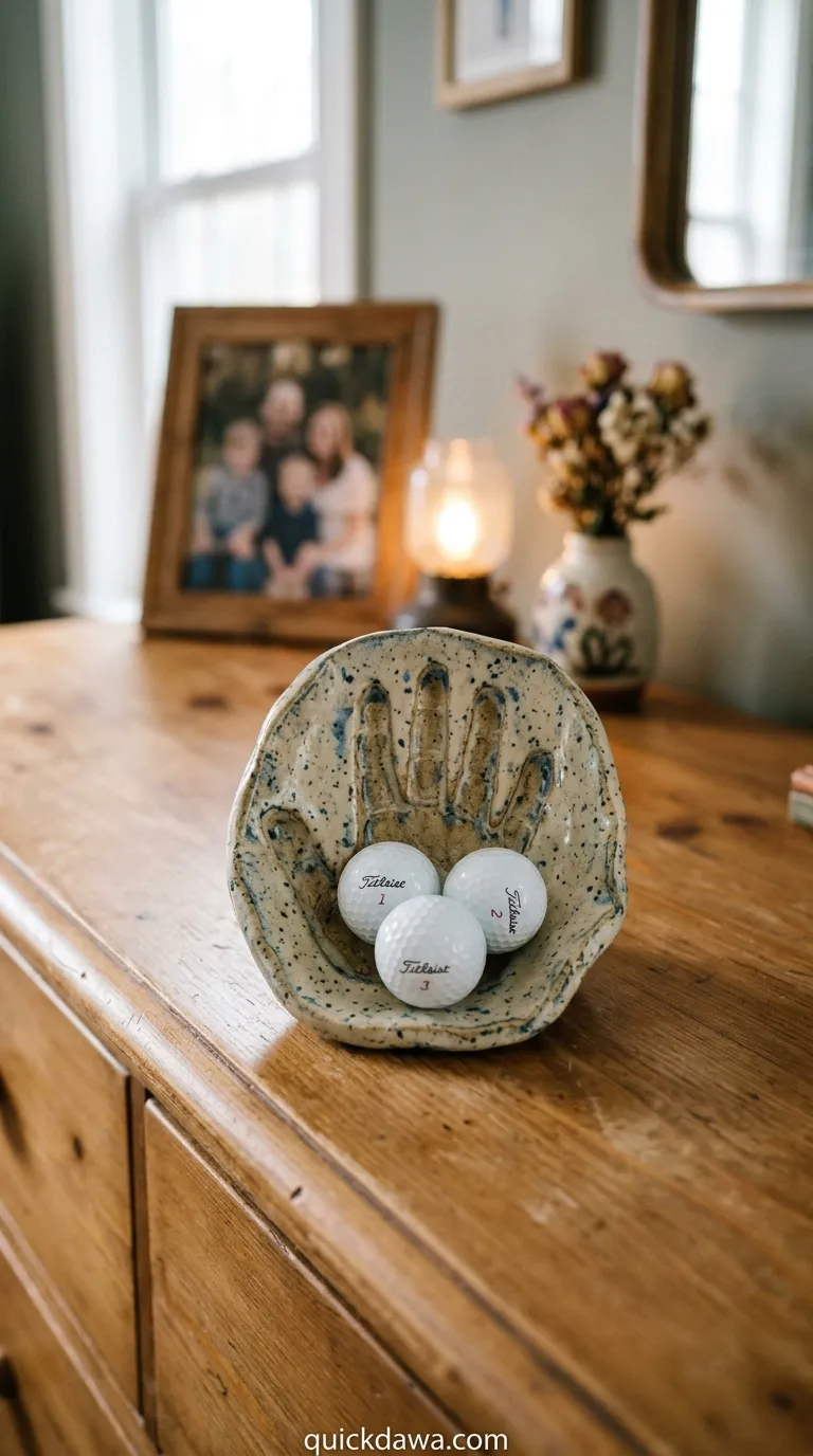 Handprint Golf Ball Holder